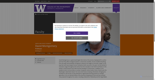 Security scan screenshot of https://environment.uw.edu/faculty/david-montgomery/