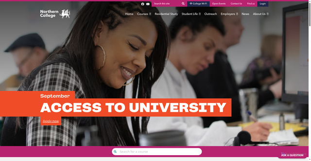 Security scan screenshot of https://www.northern.ac.uk/