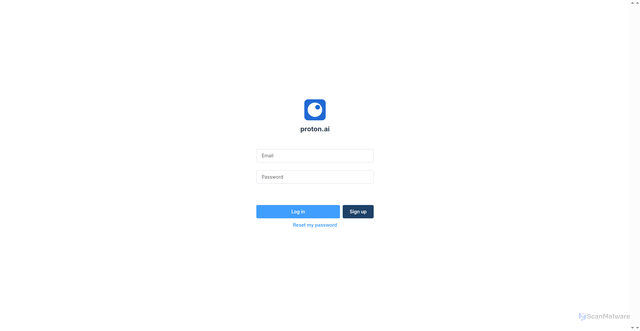 Security scan screenshot of https://rshughes.proton.ai