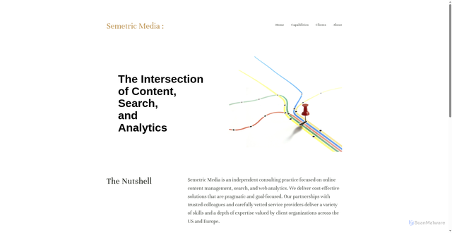 Security scan screenshot of https://semetricmedia.com