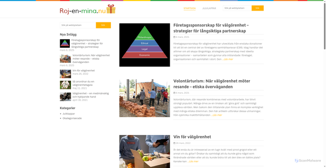 Security scan screenshot of https://roj-en-mina.nu
