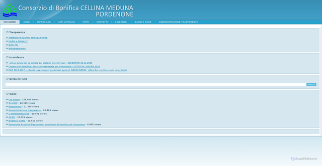 Security scan screenshot of https://www.cbcm.it/