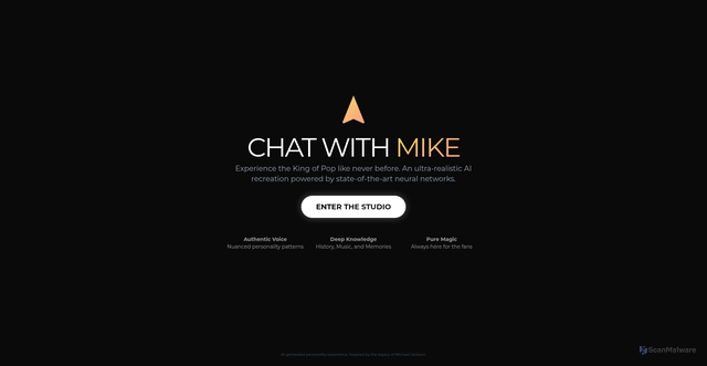 Security scan screenshot of https://chatwithmike-hq0n07qou5.edgeone.app/