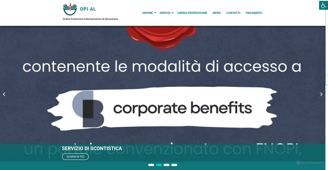Security scan screenshot of https://opial.it/