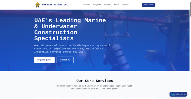 Security scan screenshot of http://baradeimarinellc.com/