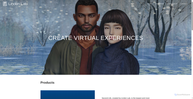 Security scan screenshot of https://lindenlab.com