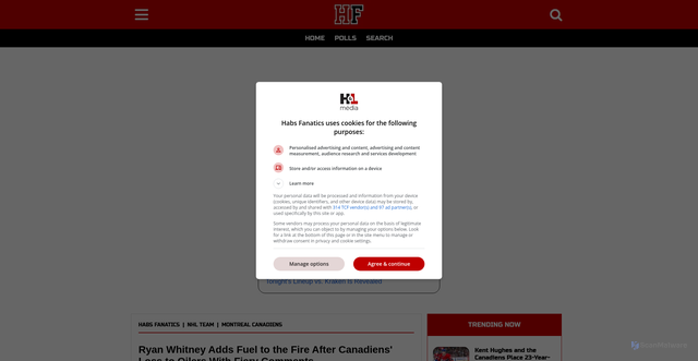 Security scan screenshot of https://www.habsfanatics.com/nhl-team/montreal-canadiens/ryan-whitney-adds-fuel-to-the-fire-after-canadiens-loss-to-oilers-with-fiery-comments