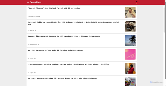 Security scan screenshot of https://news-af.feednews.com
