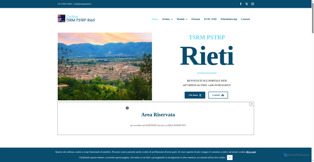 Security scan screenshot of https://www.tsrmpstrprieti.it/