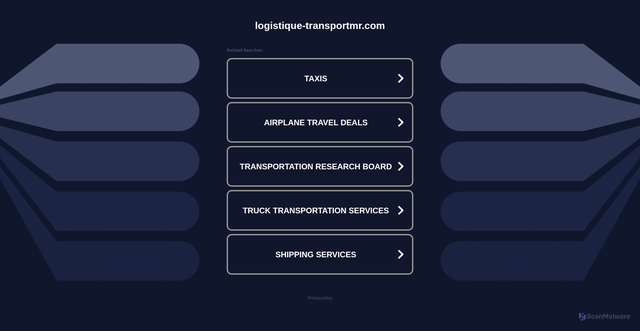 Security scan screenshot of https://logistique-transportmr.com/