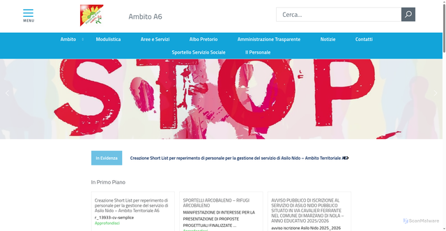 Security scan screenshot of https://ambitoa6.it/