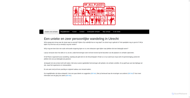 Security scan screenshot of https://ofallplaces.nu