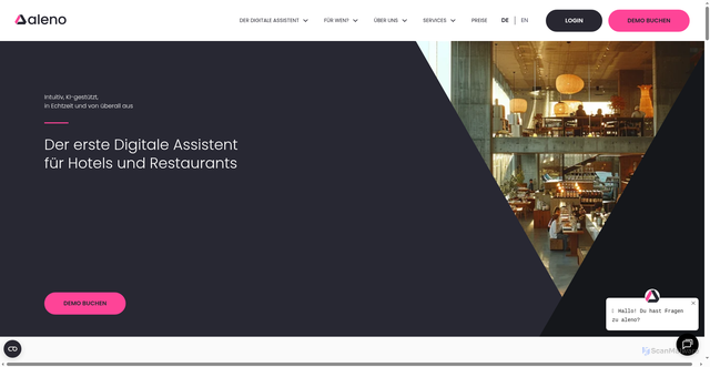 Security scan screenshot of https://aleno.me