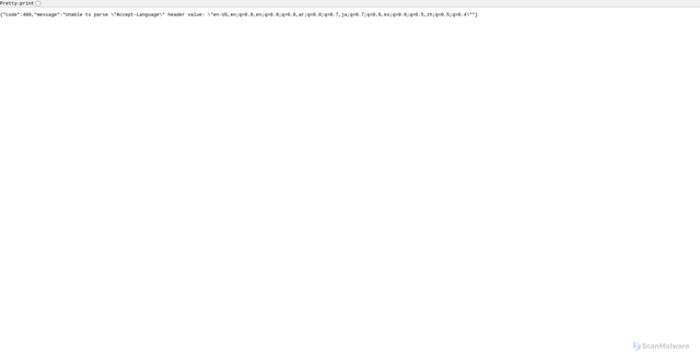 Security scan screenshot of https://api-gb.one.network