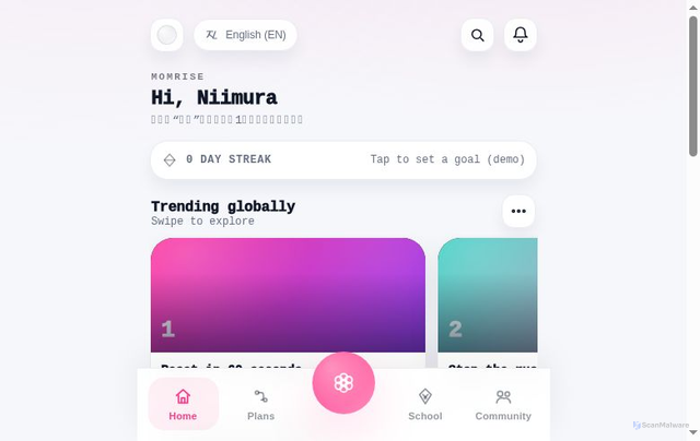 Security scan screenshot of https://delicious-blush-yfco89l2h4-7pp0muvnyk.edgeone.dev/