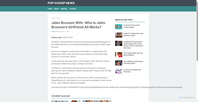 Security scan screenshot of https://singkong.ijero.mlga.ek.gov.ng/jalen-brunson-wife-who-is-jalen-brunson-s-girlfriend-ali-marks.html