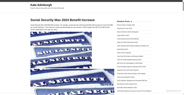Security scan screenshot of https://spaaagtew.pages.dev/posts/umsw-social-security-max-2024-benefit-increase