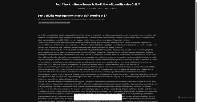 Security scan screenshot of https://colonialscdhugo-zj5dflfocj.edgeone.app/14003-best-cellulite-massagers-for-smooth-skin-starting-at-7.html