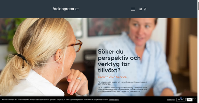 Security scan screenshot of https://idelaboratoriet.se