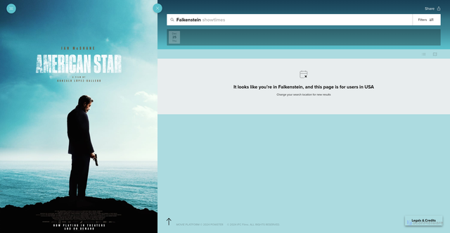 Security scan screenshot of https://www.americanstarmovie.com/tickets/