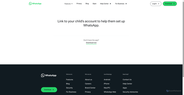 Security scan screenshot of https://wa.me/family?t=5oGrbbk3dW0GPKqkpHwc6CIBJDu421pPeANAgMoznYgW8WaAtrVWNfo8t8FDjltmfmBHfE4Kx3HV81kYZOBT&s=1