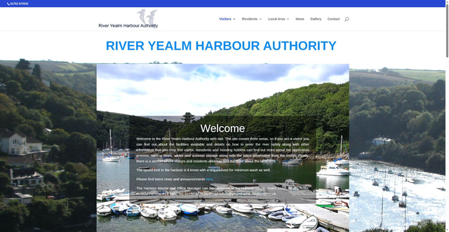 Security scan screenshot of https://www.yealmharbourauthority.co.uk/