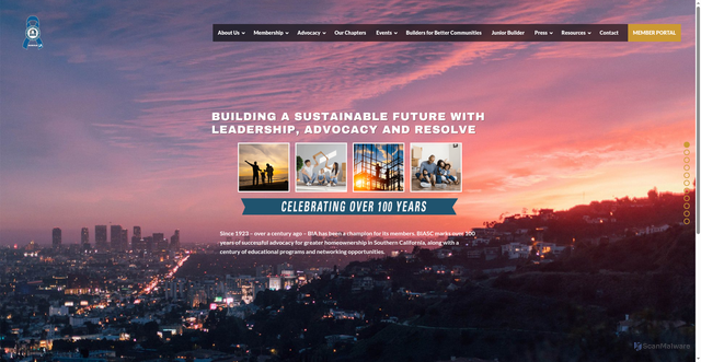 Security scan screenshot of https://biasc.org/