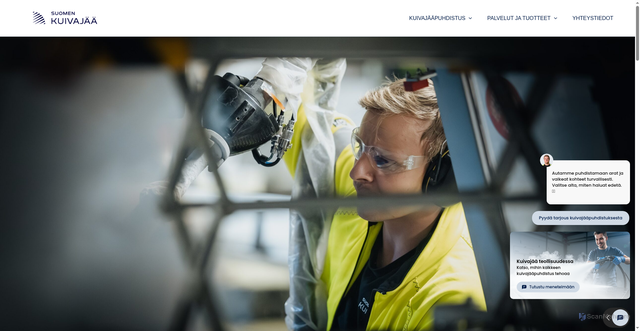 Security scan screenshot of https://suomenkuivajaa.fi