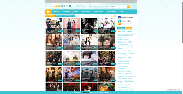 Security scan screenshot of https://dramacool.com.tr