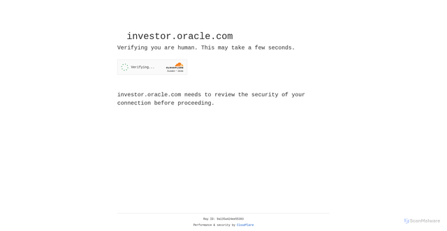 Security scan screenshot of https://investor.oracle.com/stock-information/default.aspx