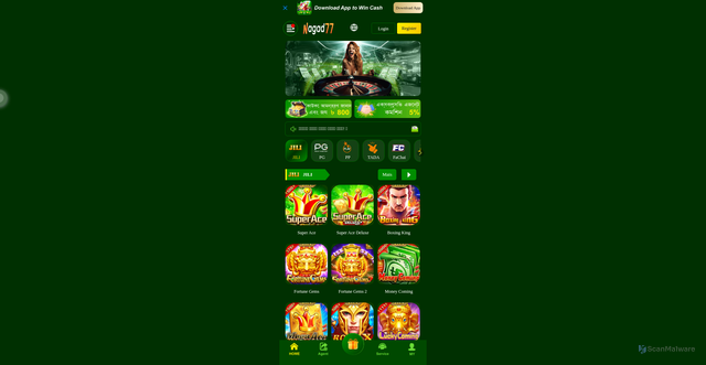 Security scan screenshot of https://bd5566.com/