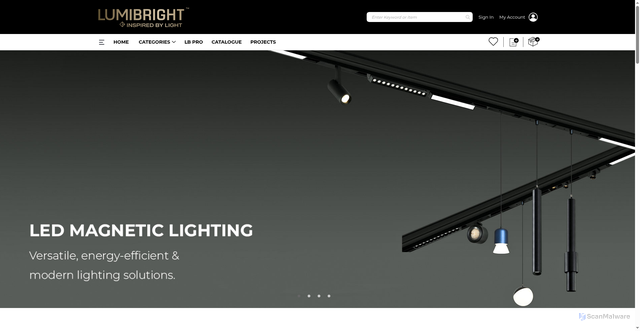 Security scan screenshot of https://lumibright.co.uk