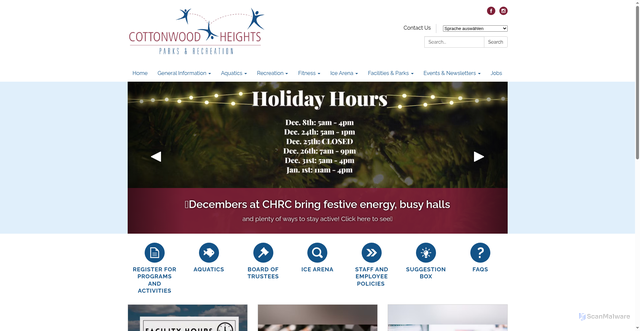 Security scan screenshot of https://www.chparksandrecut.gov/