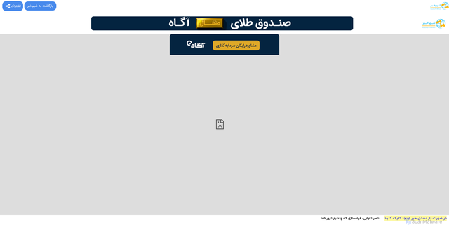 Security scan screenshot of https://www.shahrekhabar.com/news/164992590048028