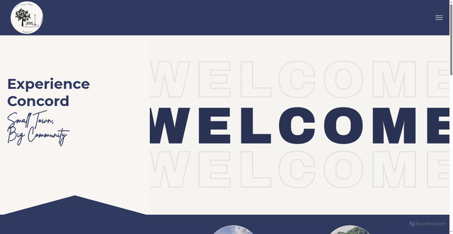 Security scan screenshot of https://cityofconcordga.gov/