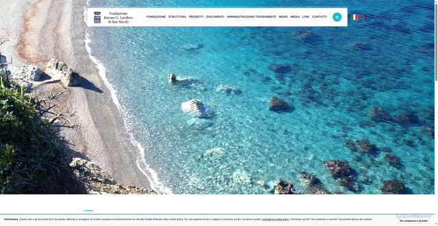 Security scan screenshot of https://www.fondazionelucifero.it