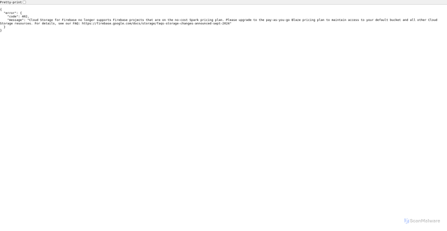 Security scan screenshot of https://office-ce1ca.firebaseapp.com/