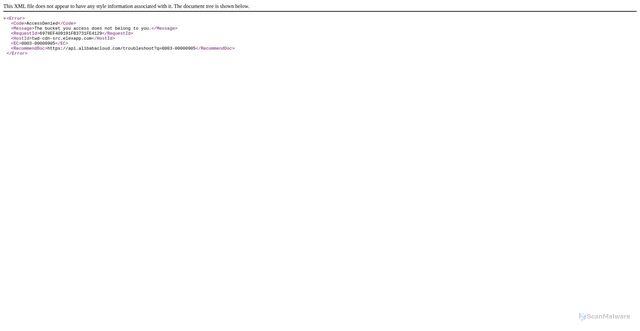 Security scan screenshot of https://twd-cdn-new.eleximg.com