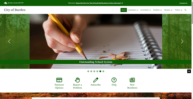 Security scan screenshot of https://burdenks.gov/