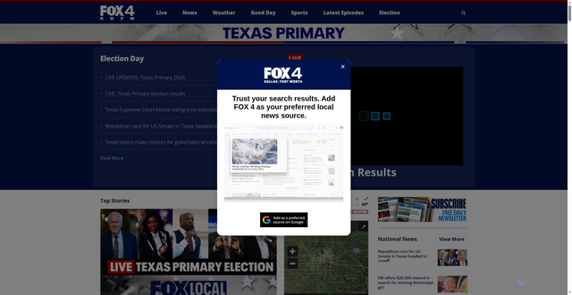 Security scan screenshot of https://fox4news.com