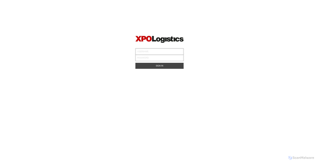Security scan screenshot of https://trax.xpo.com