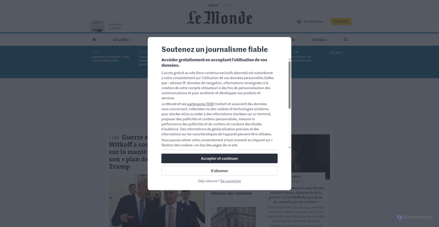 Security scan screenshot of https://sanefpeage-impaye.com/