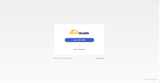 Security scan screenshot of https://ramhealth.bamboohr.com