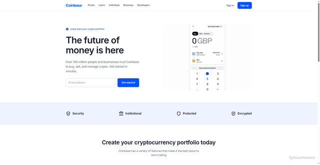 Security scan screenshot of http://www.coinbaise.vercel.app/