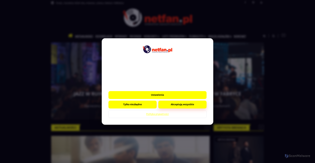 Security scan screenshot of https://netfan.pl