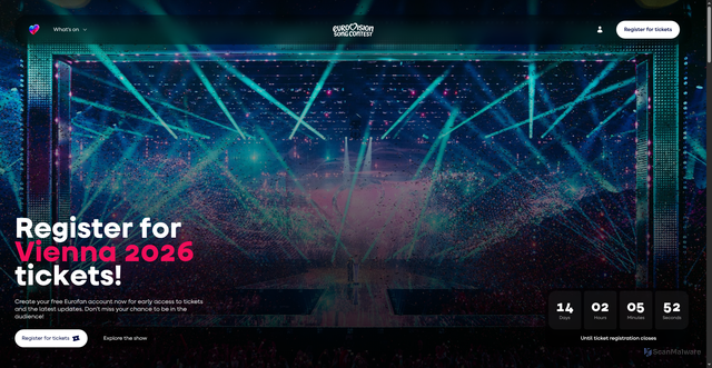 Security scan screenshot of https://www.eurovision.com/