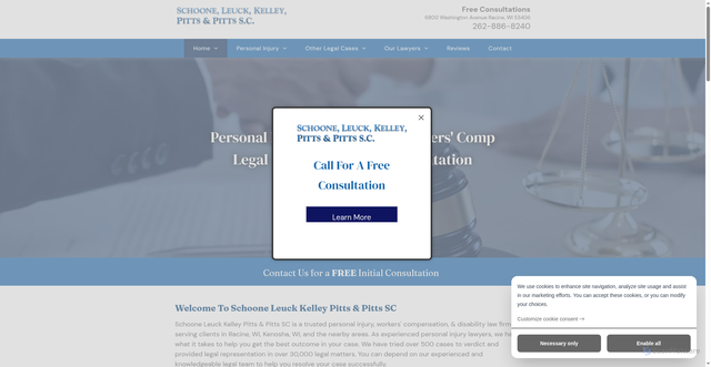 Security scan screenshot of https://www.slkpplaw.com/