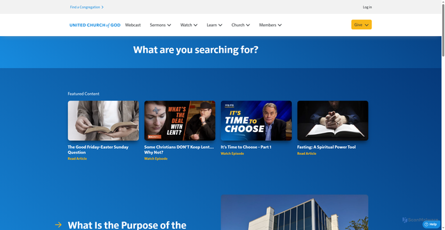 Security scan screenshot of https://ucg.org