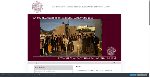 Security scan screenshot of https://www.scuoladiatene.it/