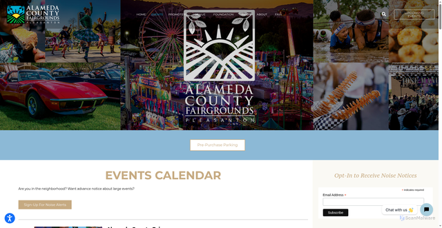 Security scan screenshot of https://alamedacountyfair.com/alameda-county-fairgrounds-events-calendar/